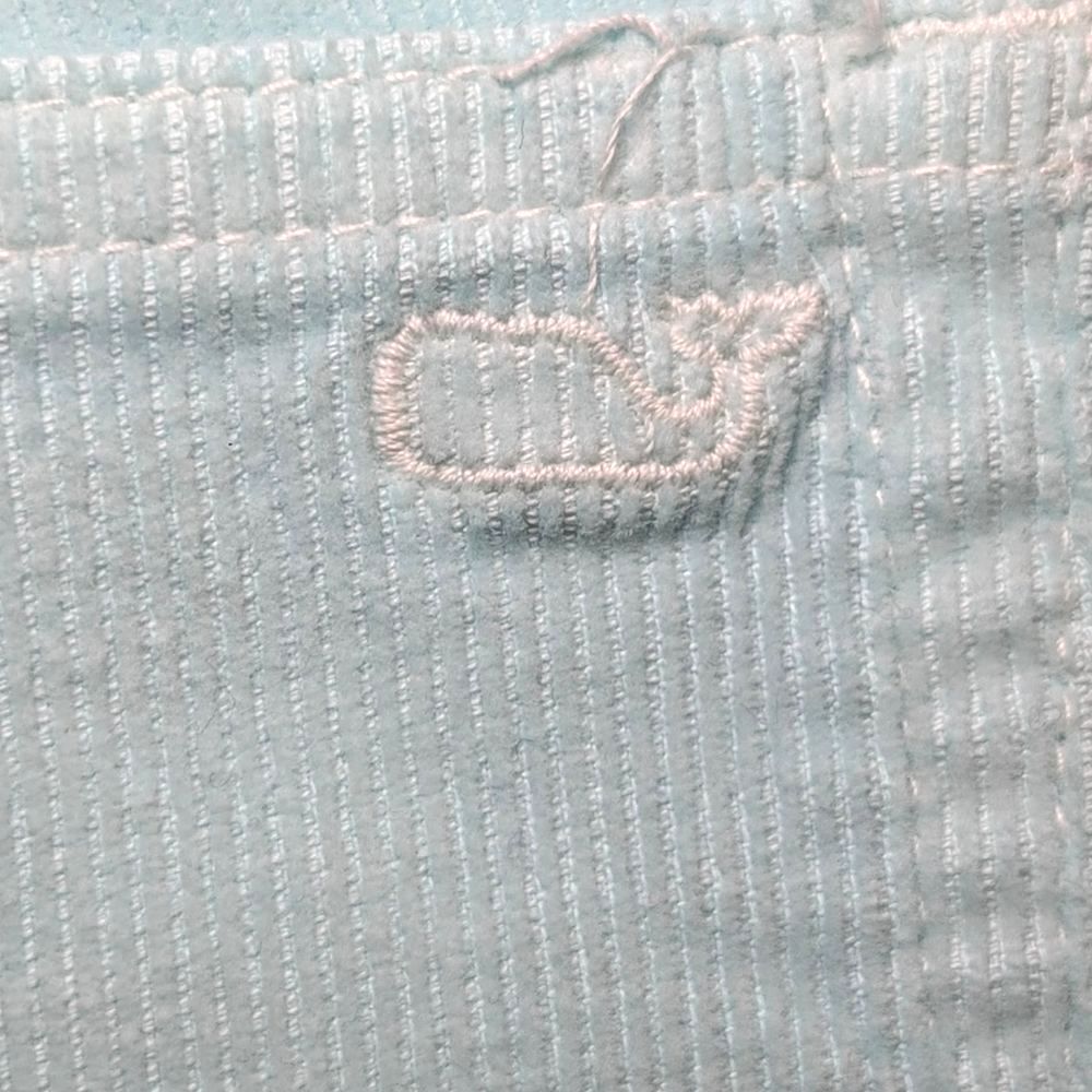 Vineyard Vines Light Blue Corduroy Pants 12 Y2K Coastal Grandmother - Picture 5 of 5